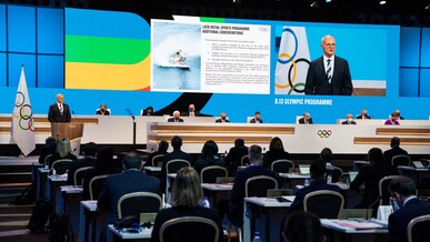 139th IOC Session at the CNCC ahead of the XXIV IOC Olympic Winter Games Beijing 2022