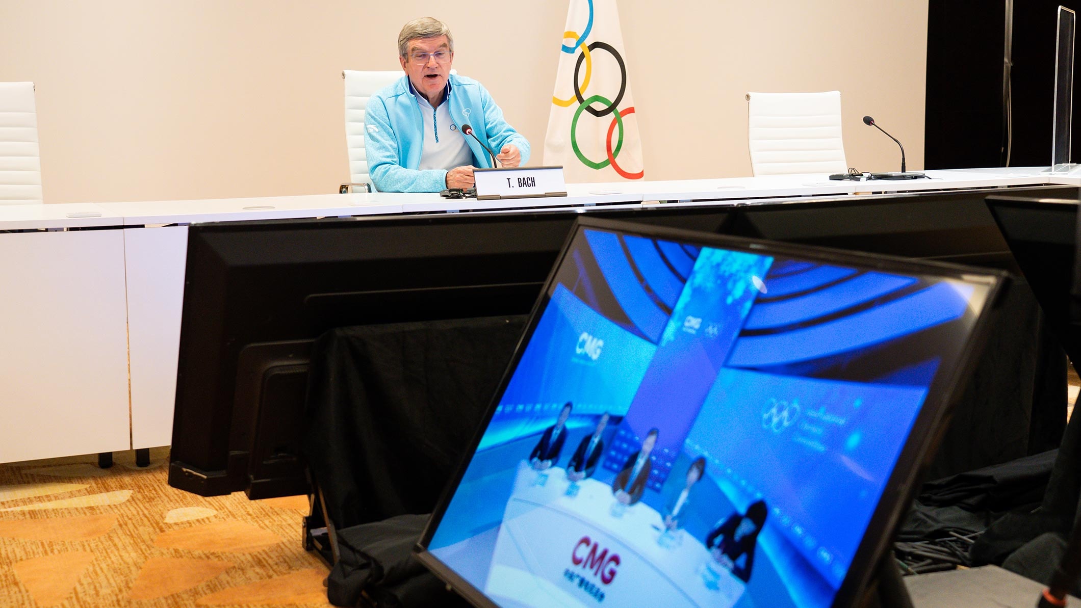 IOC President with CMG