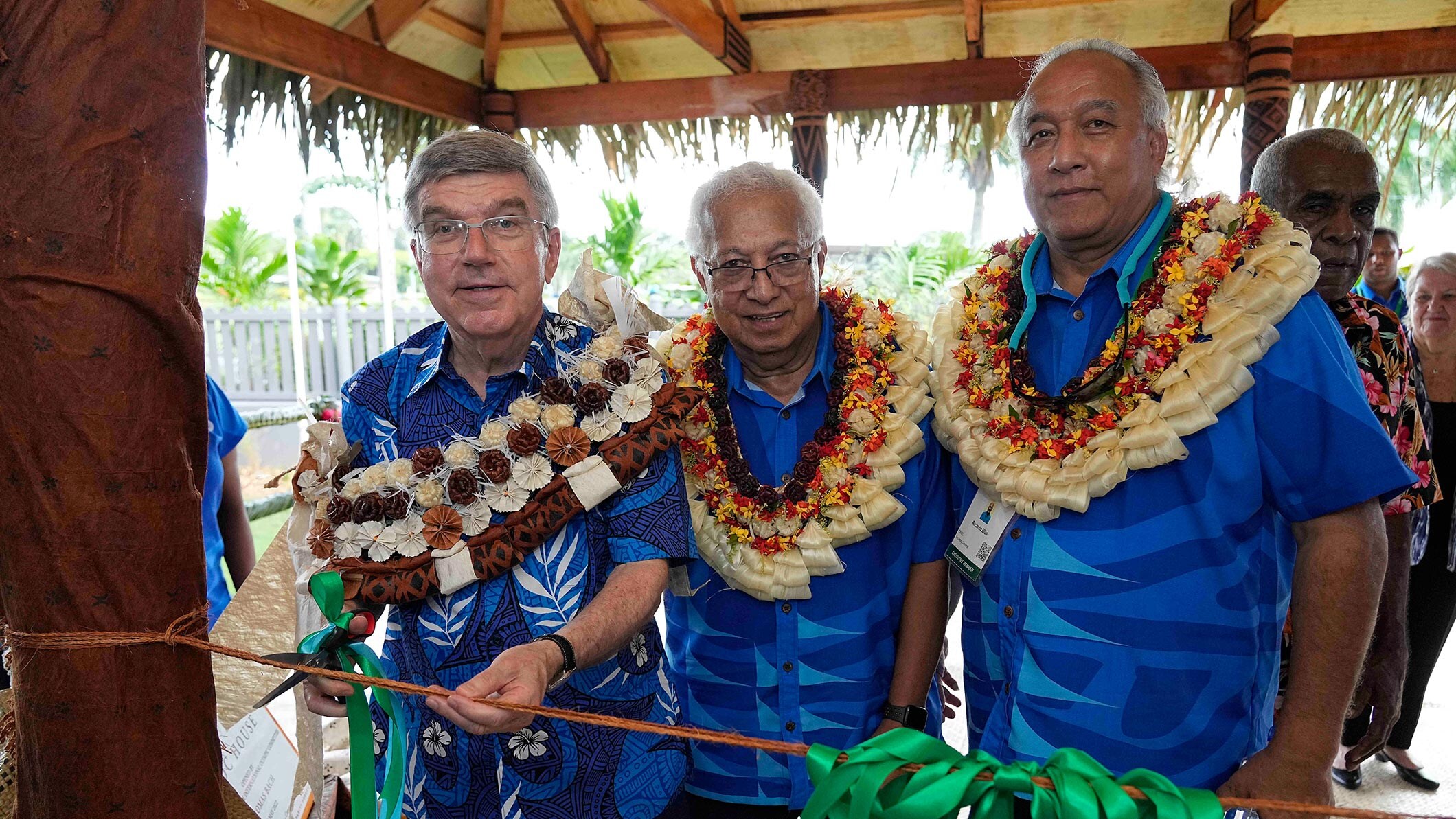 IOC President Thomas Bach attends the opening of ONOC Head Quarters in Fiji