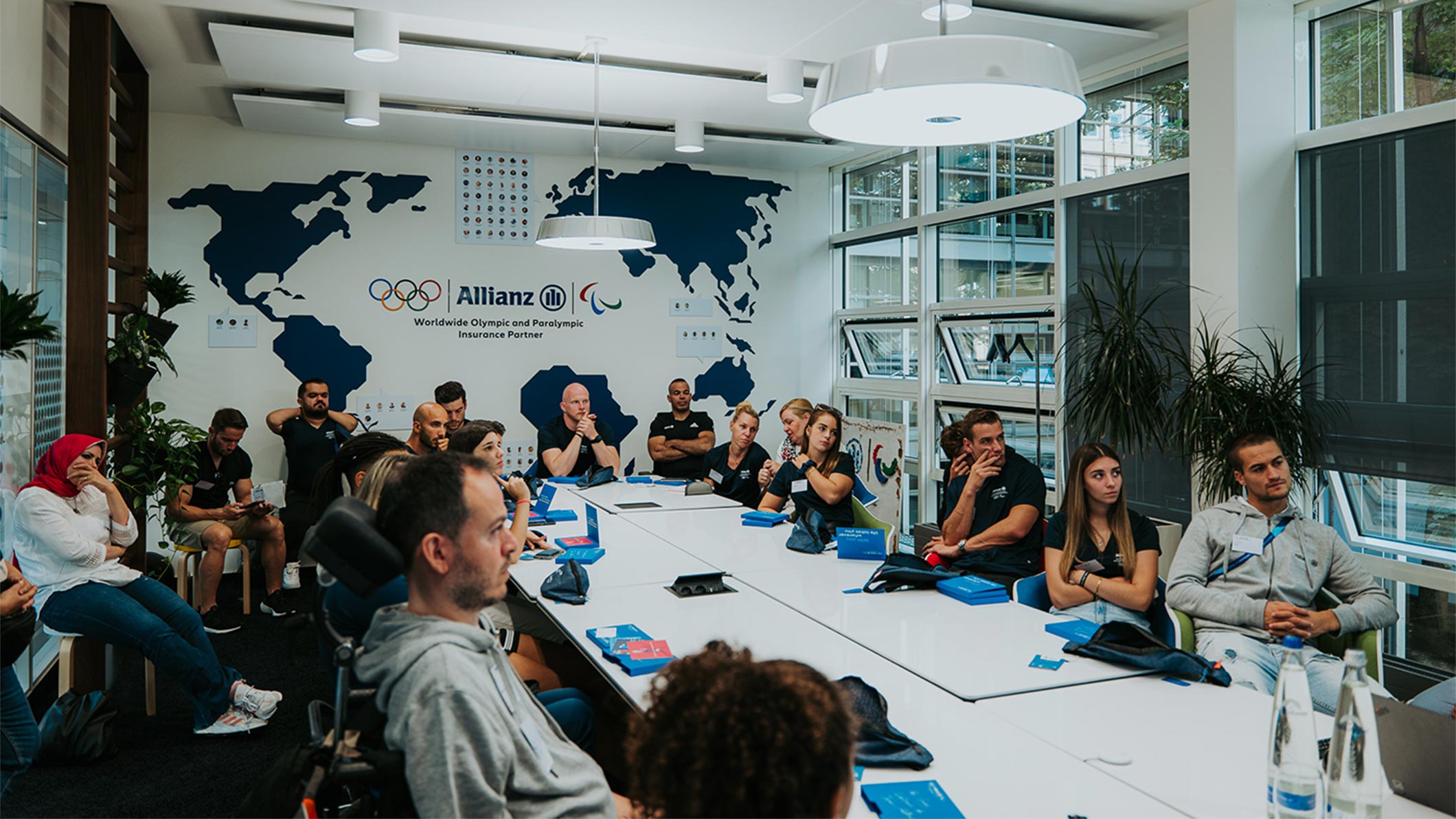 Allianz engaging with athletes on the road to Paris 2024