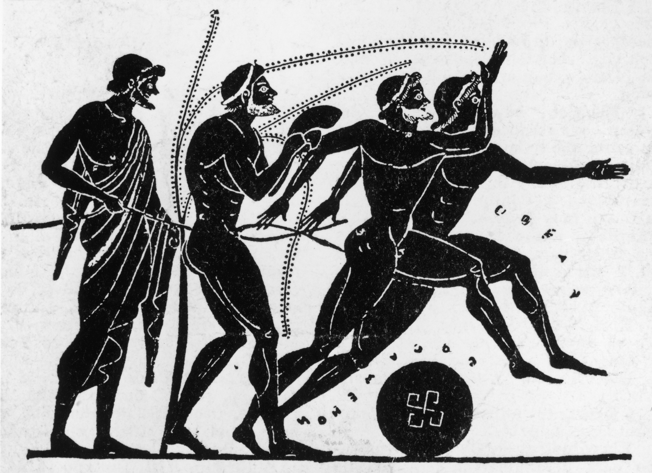 Ancient Olympic Sports Running Long Jump Discus Pankration