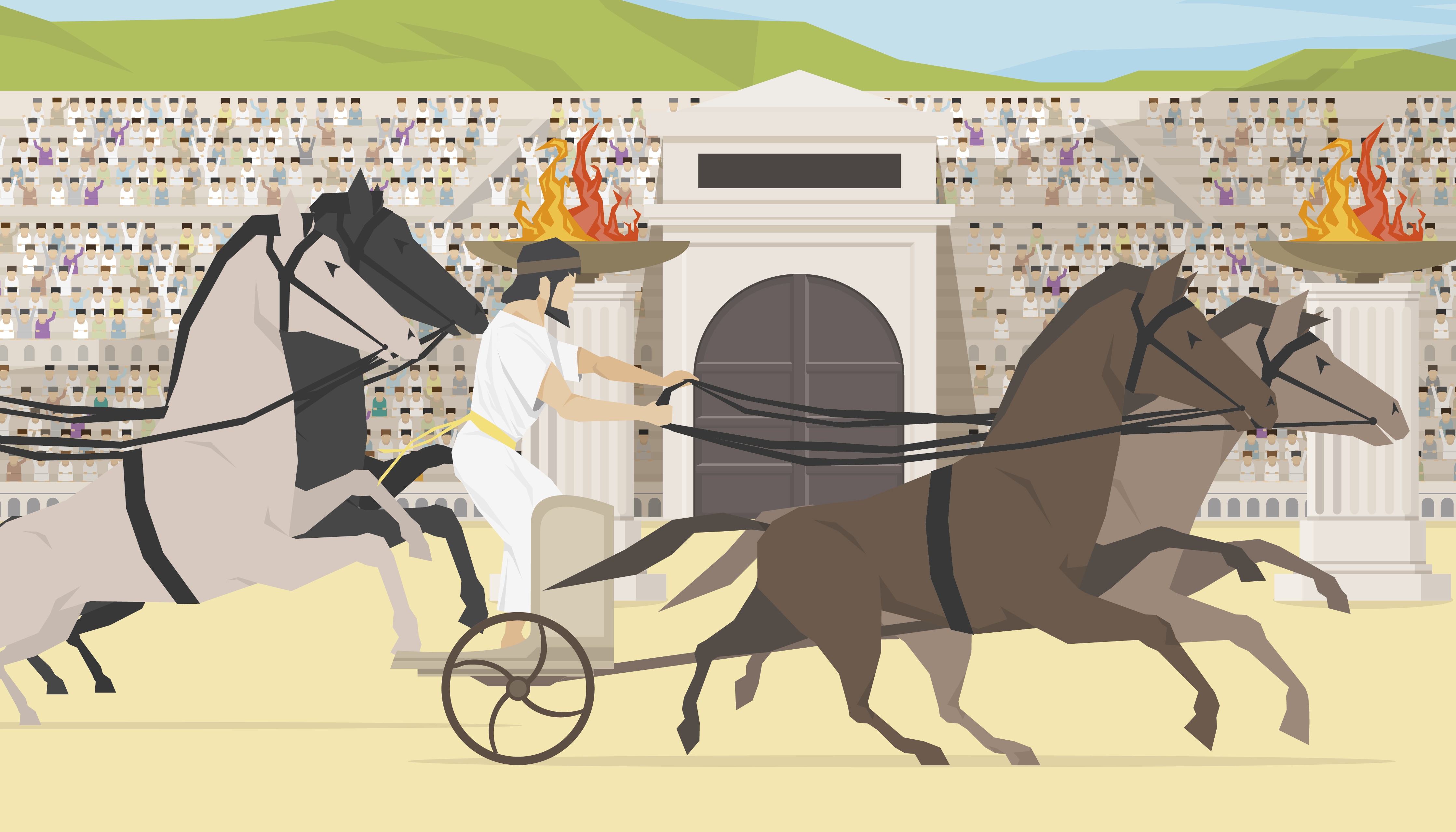 roman chariots for kids