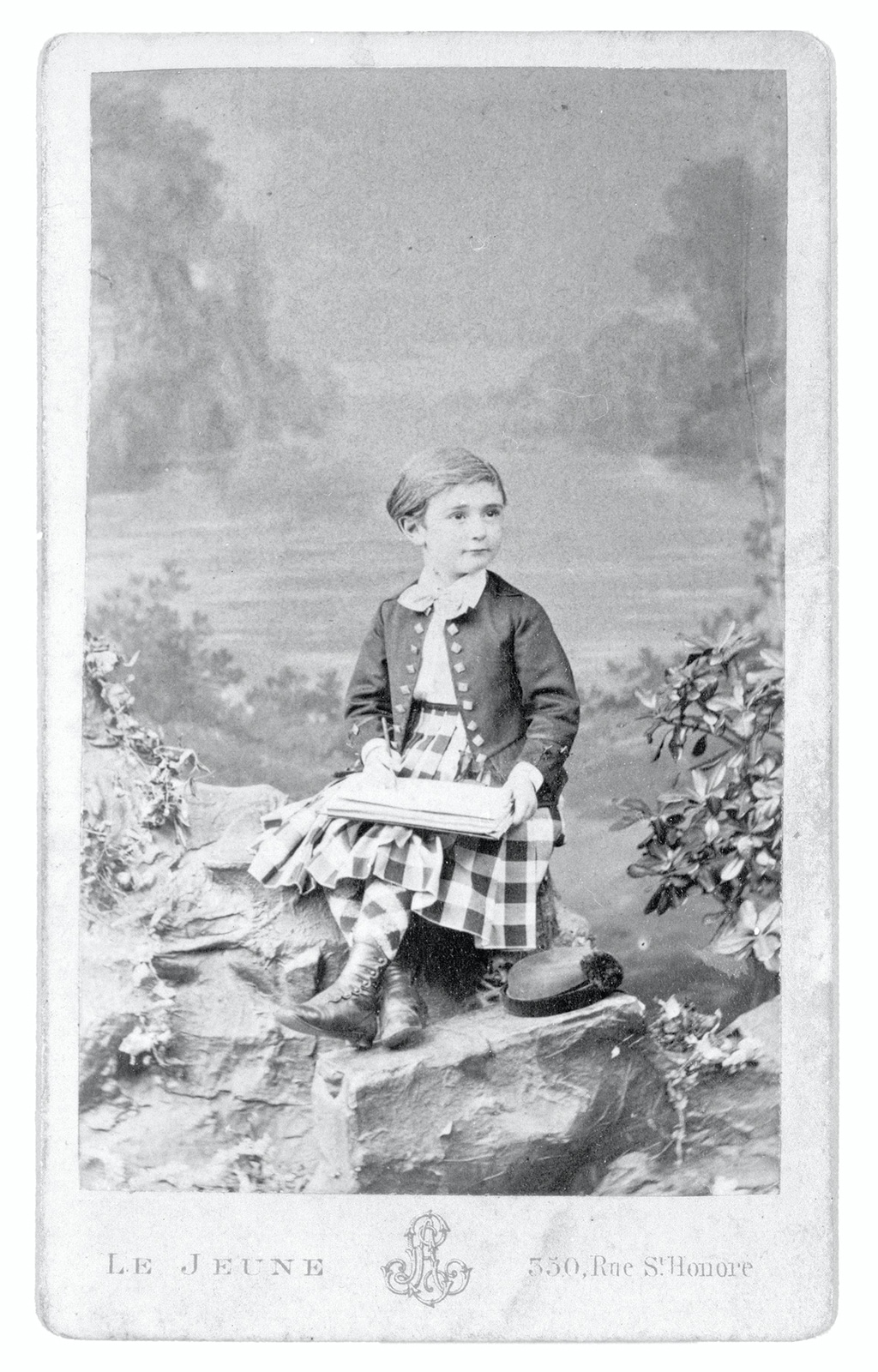 Baron Pierre de COUBERTIN aged six.