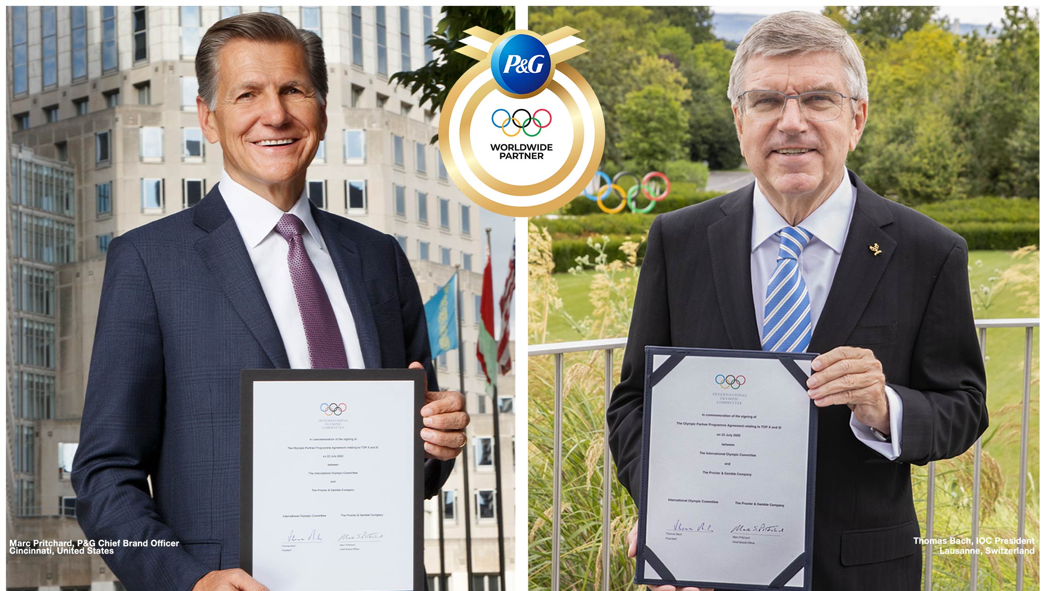 The Ioc And Procter Gamble Announce An Extension To Their Worldwide Olympic Partnership Through To 28 Olympic News