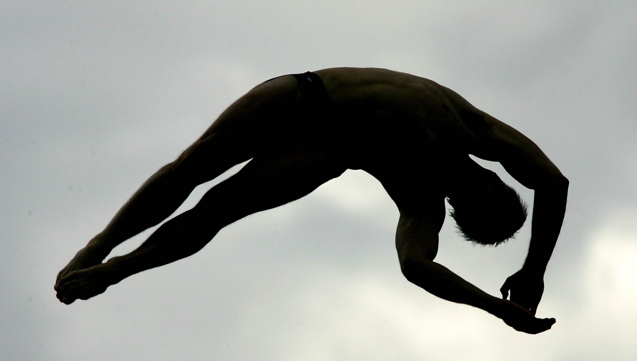 olympic diving silhouette